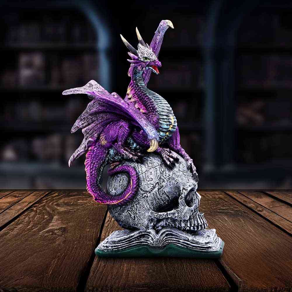 Nemesis Now - Titans Reign 20.5cm Figurine - Dragon - Purple